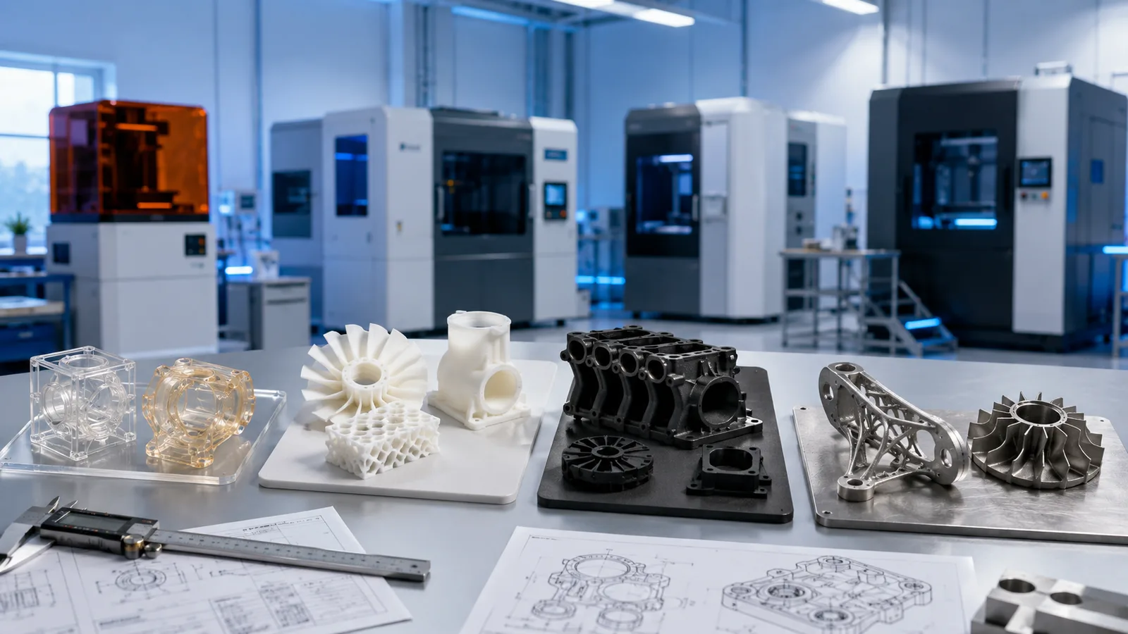 Impresion 3D Service China: SLA, SLS, MJF and Impresion 3D metalica Compared