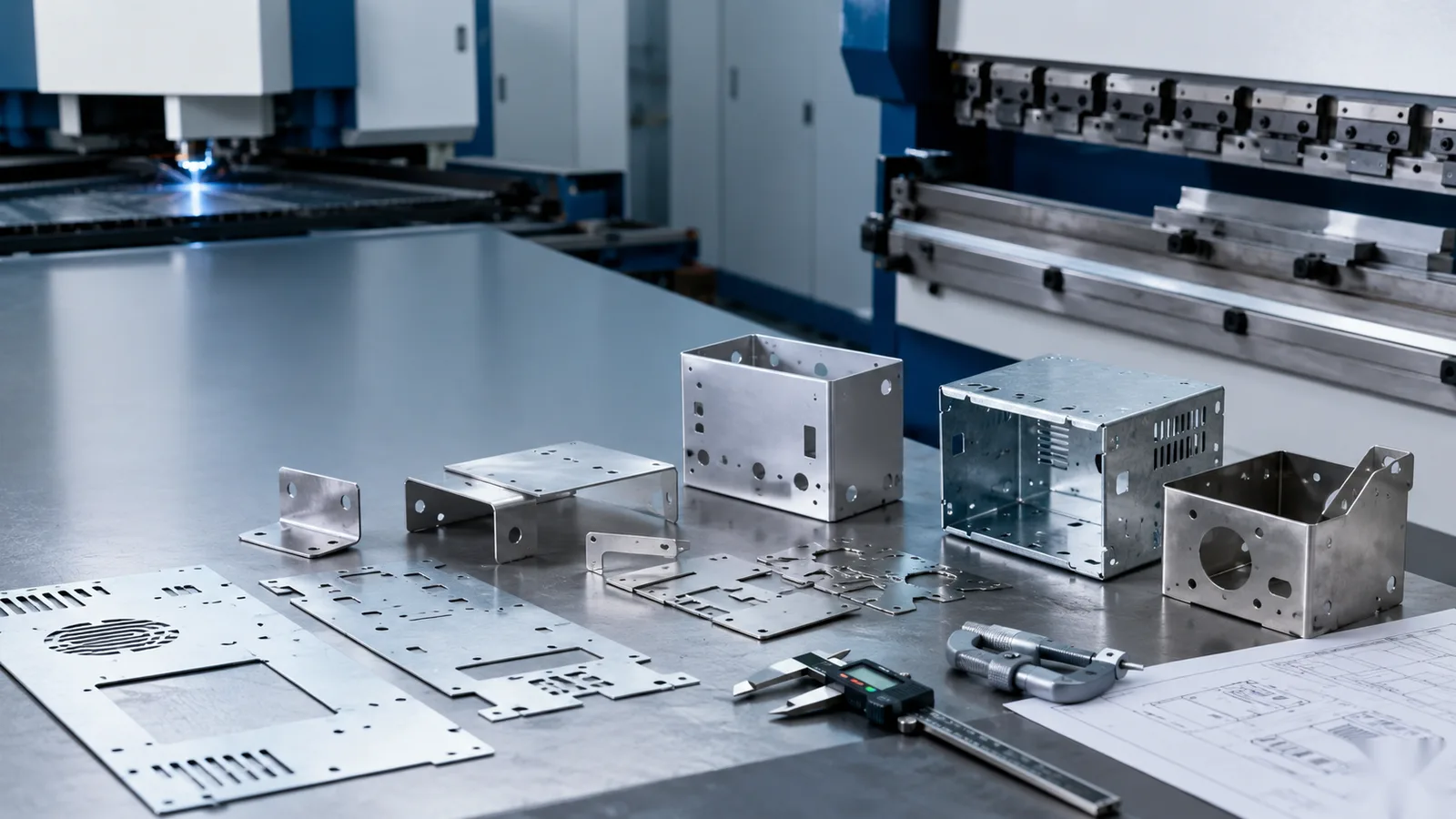 Rapid Chapa metalica Prototyping: Corte laser, Bending and Finishing