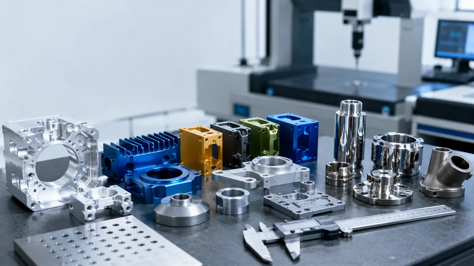 Acabado superficial for CNC Aluminum Parts: Anodizing, Bead Blasting, Plating