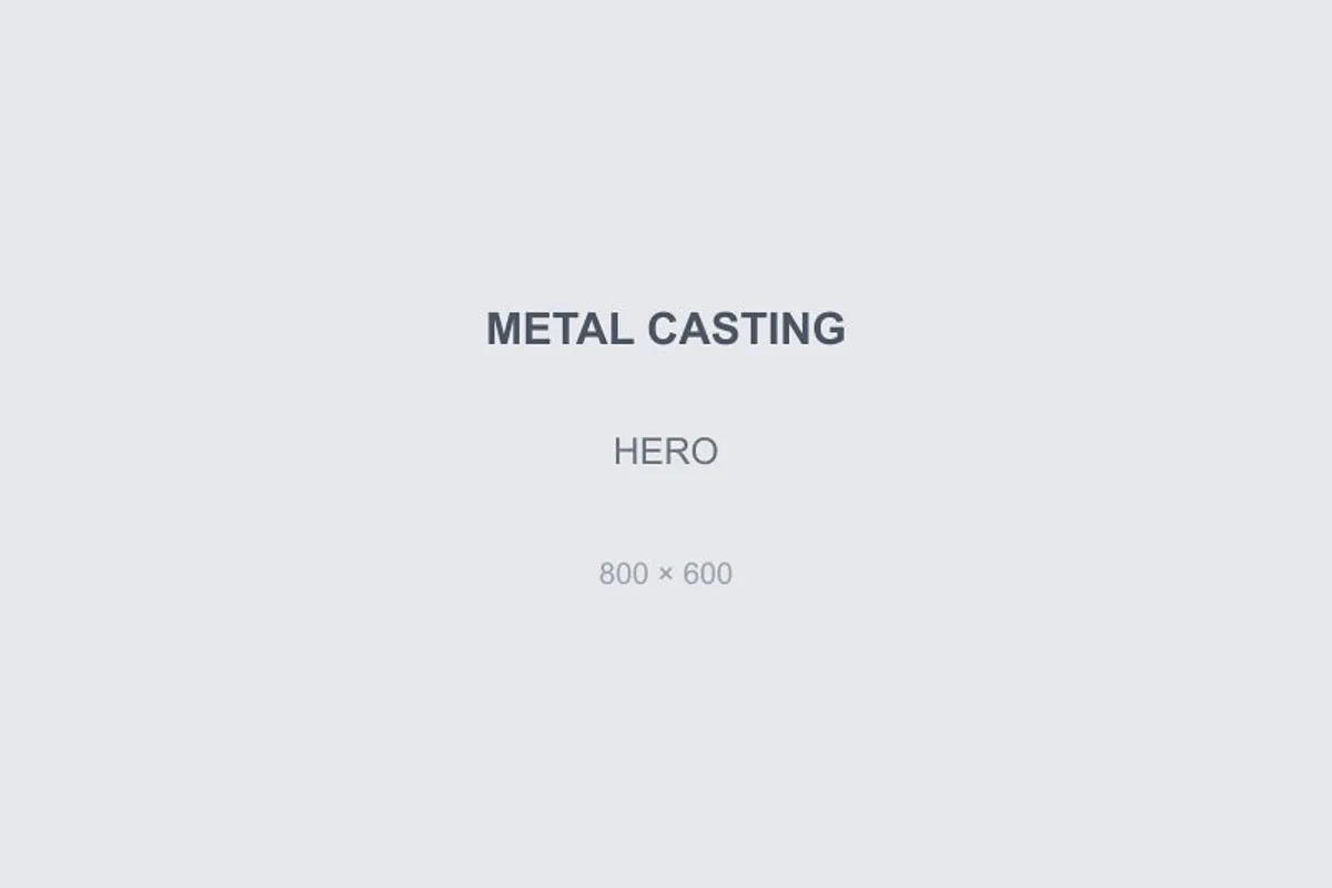Metal Casting Service
