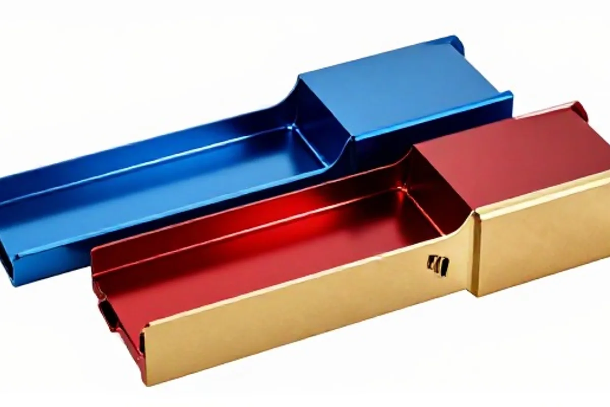 Type II and Type III anodizing for aluminum in clear black and custom colors