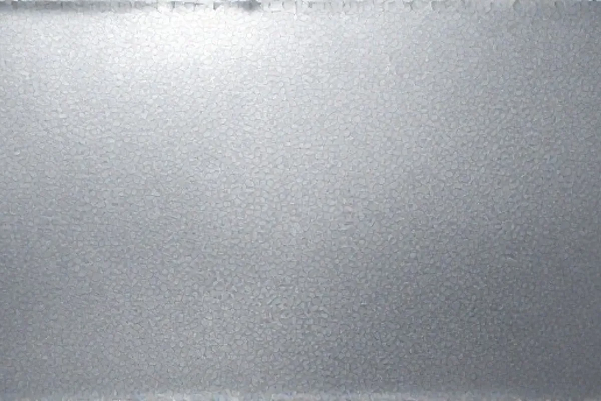 Sandblasted and bead blasted surface finish for uniform matte texture