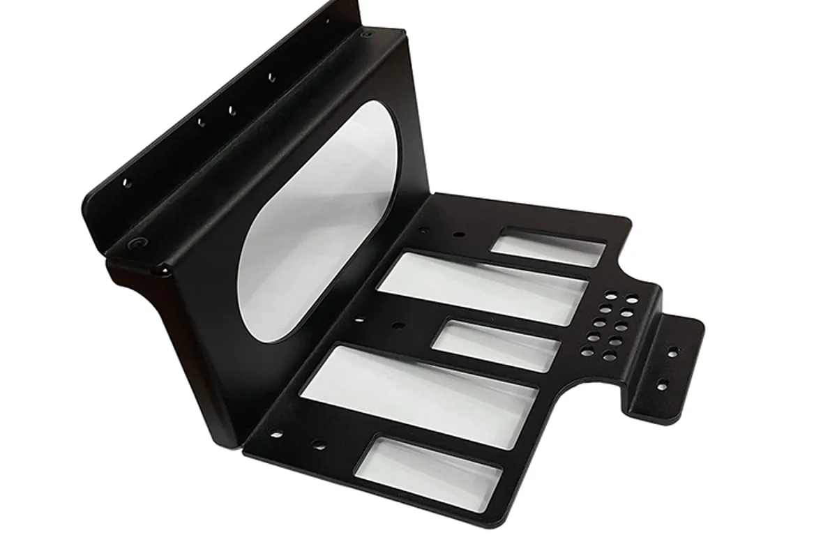 Heavy-duty sheet metal guards covers and industrial machine components