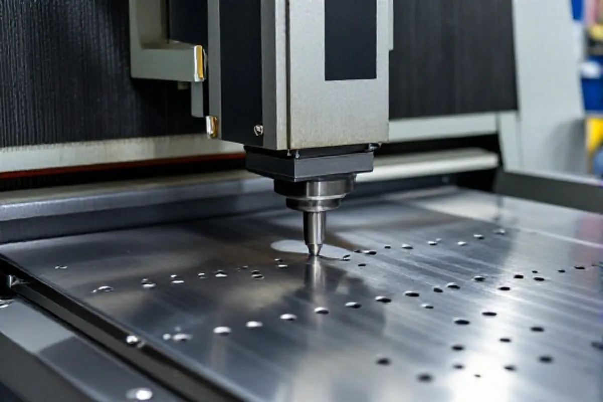 High-speed CNC turret punch press for hole patterns and formed features