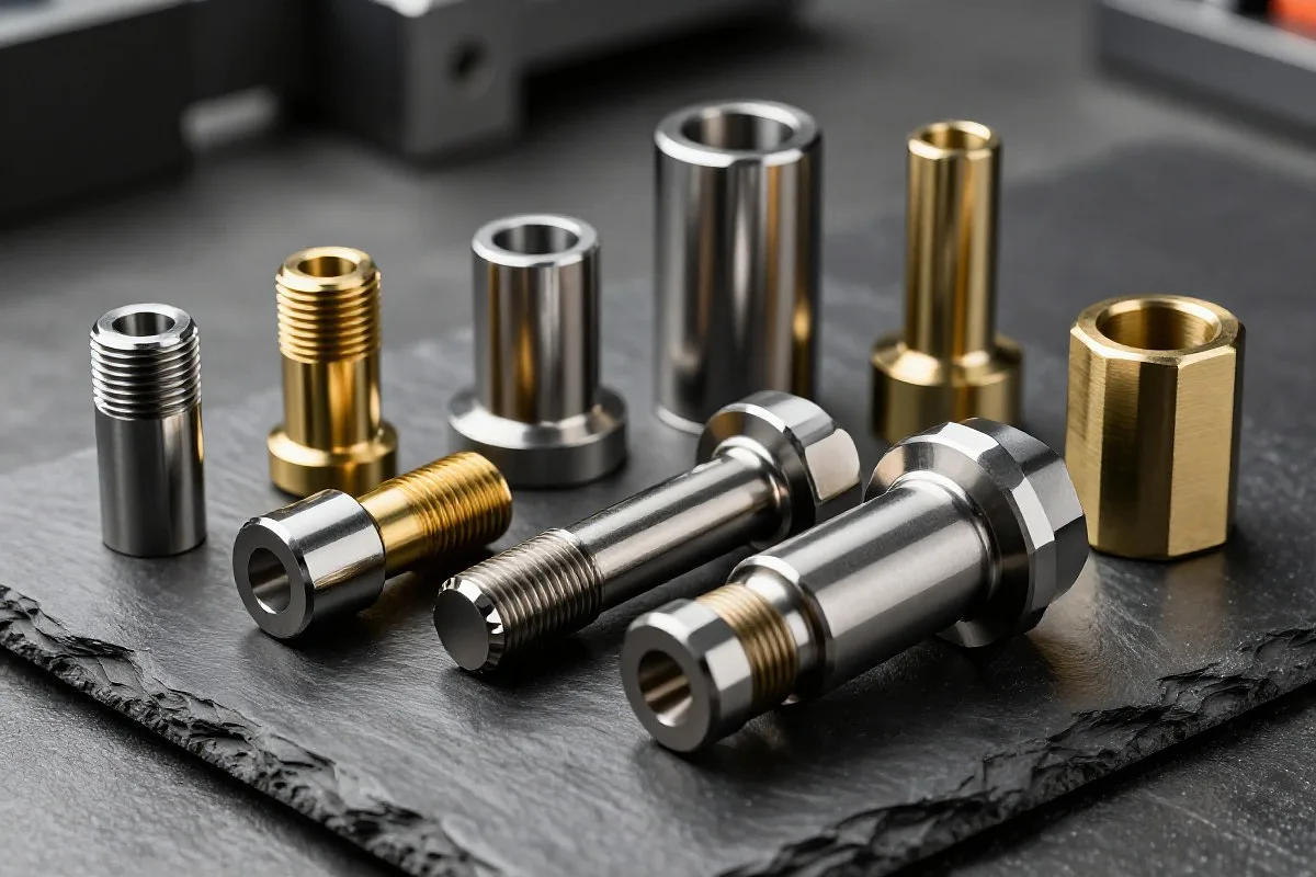 CNC turned precision metal parts